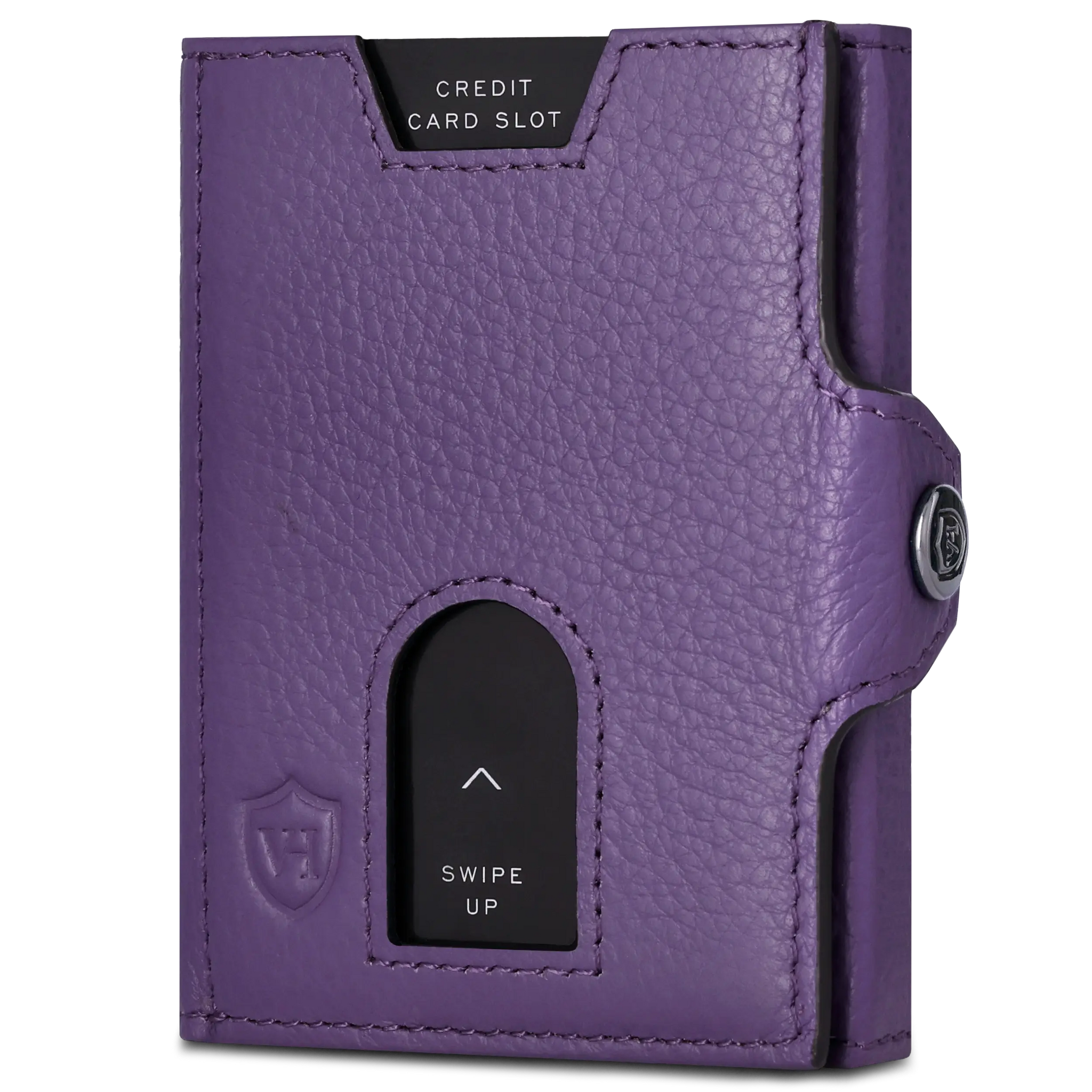 Slim Wallet mit RFID-Schutz, 5 Kartenfächer & XL-Münzfach (Genarbt)