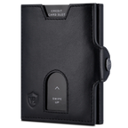 Slim Wallet mit RFID-Schutz, 5 Kartenfächer & XL-Münzfach (Glatt)