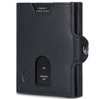 Slim Wallet mit RFID-Schutz, 5 Kartenfächer & XL-Münzfach (Waxy)