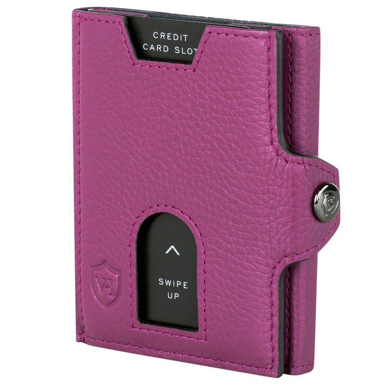 Slim Wallet mit RFID-Schutz, 5 Kartenfächer und XXL-Münzfach