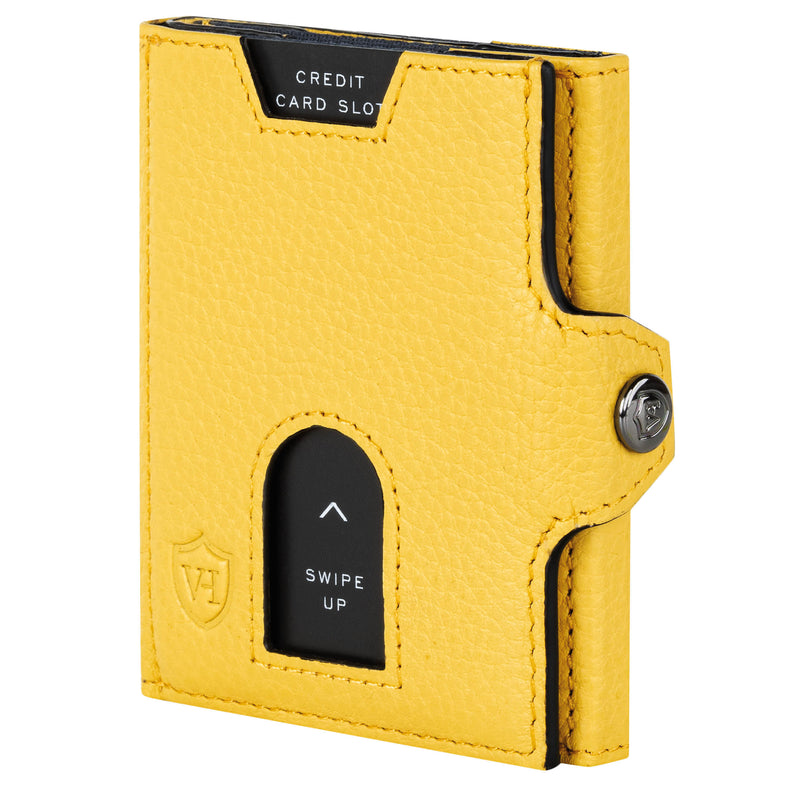 Slim Wallet mit RFID-Schutz, 5 Kartenfächer und XXL-Münzfach
