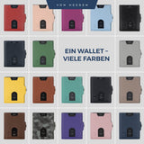 Slim Wallet mit RFID-Schutz, 5 Kartenfächer und XXL-Münzfach