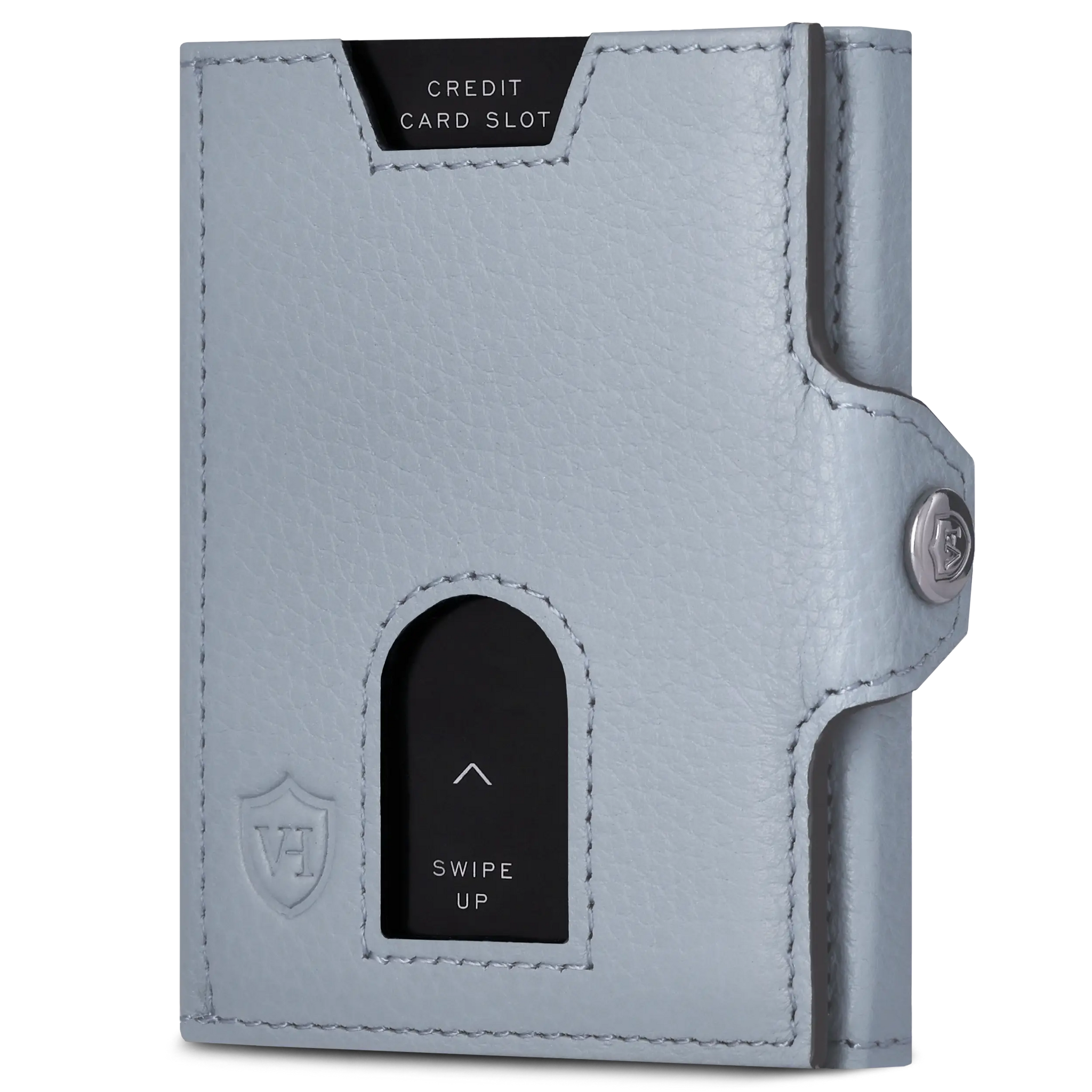 Slim Wallet mit RFID-Schutz, 5 Kartenfächer & XXL-Münzfach (Genarbt)