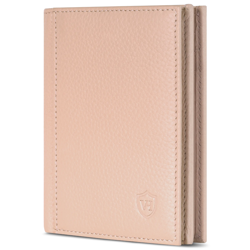 Geldbörse mit RFID-Schutz, 8 Kartenfächer und XXL-Münzfach (Genarbt)