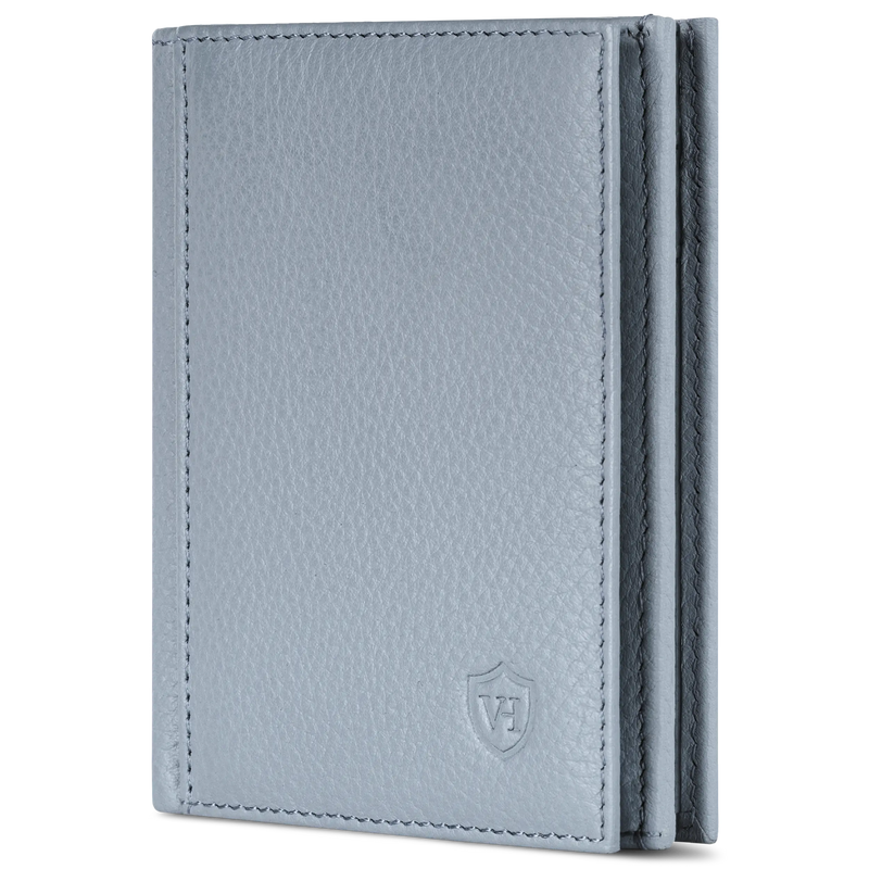 Geldbörse mit RFID-Schutz, 8 Kartenfächer und XXL-Münzfach (Genarbt)