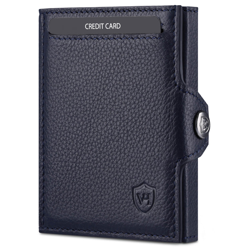 Slim Wallet mit RFID-Schutz, 5 Kartenfächer und Mini-Münzfach