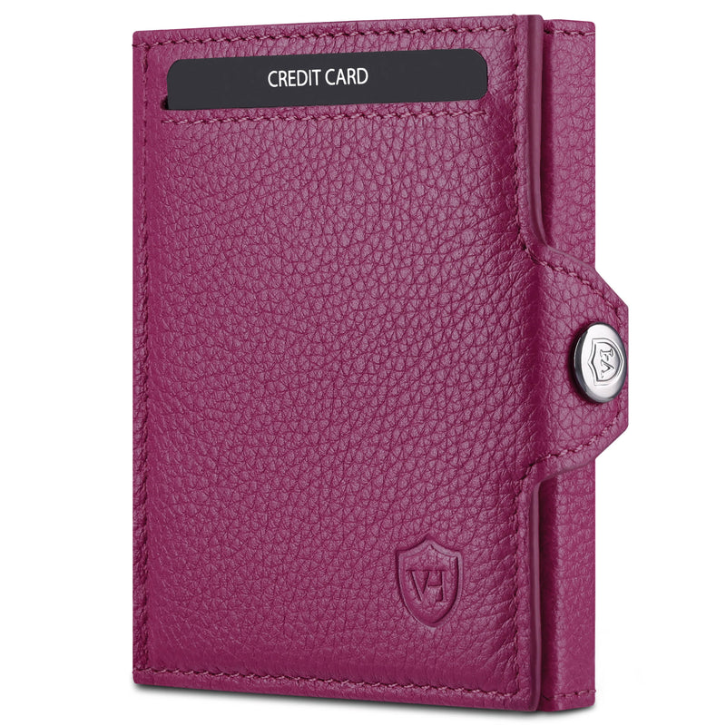 Slim Wallet mit RFID-Schutz, 5 Kartenfächer und Mini-Münzfach