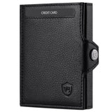 Slim Wallet mit RFID-Schutz, 5 Kartenfächer und XXL-Münzfach
