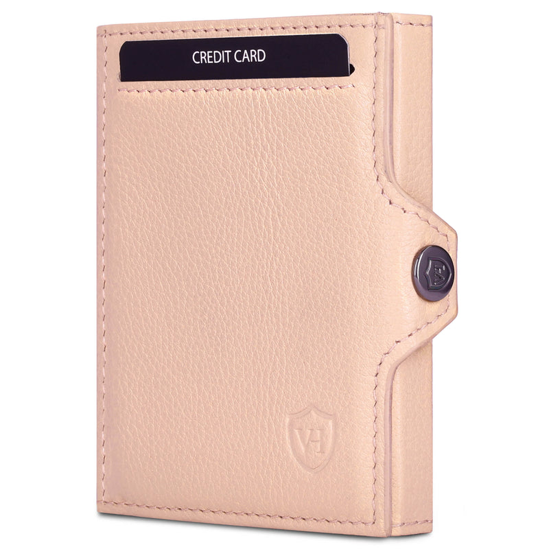 Slim Wallet mit RFID-Schutz, 5 Kartenfächer und XXL-Münzfach