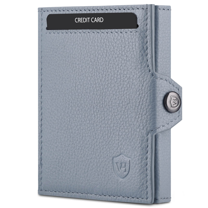 Slim Wallet mit RFID-Schutz, 5 Kartenfächer und XXL-Münzfach