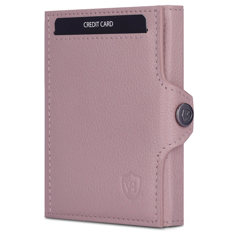 Slim Wallet mit RFID-Schutz, 5 Kartenfächer und XXL-Münzfach