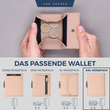 Slim Wallet mit RFID-Schutz, 5 Kartenfächer und XXL-Münzfach