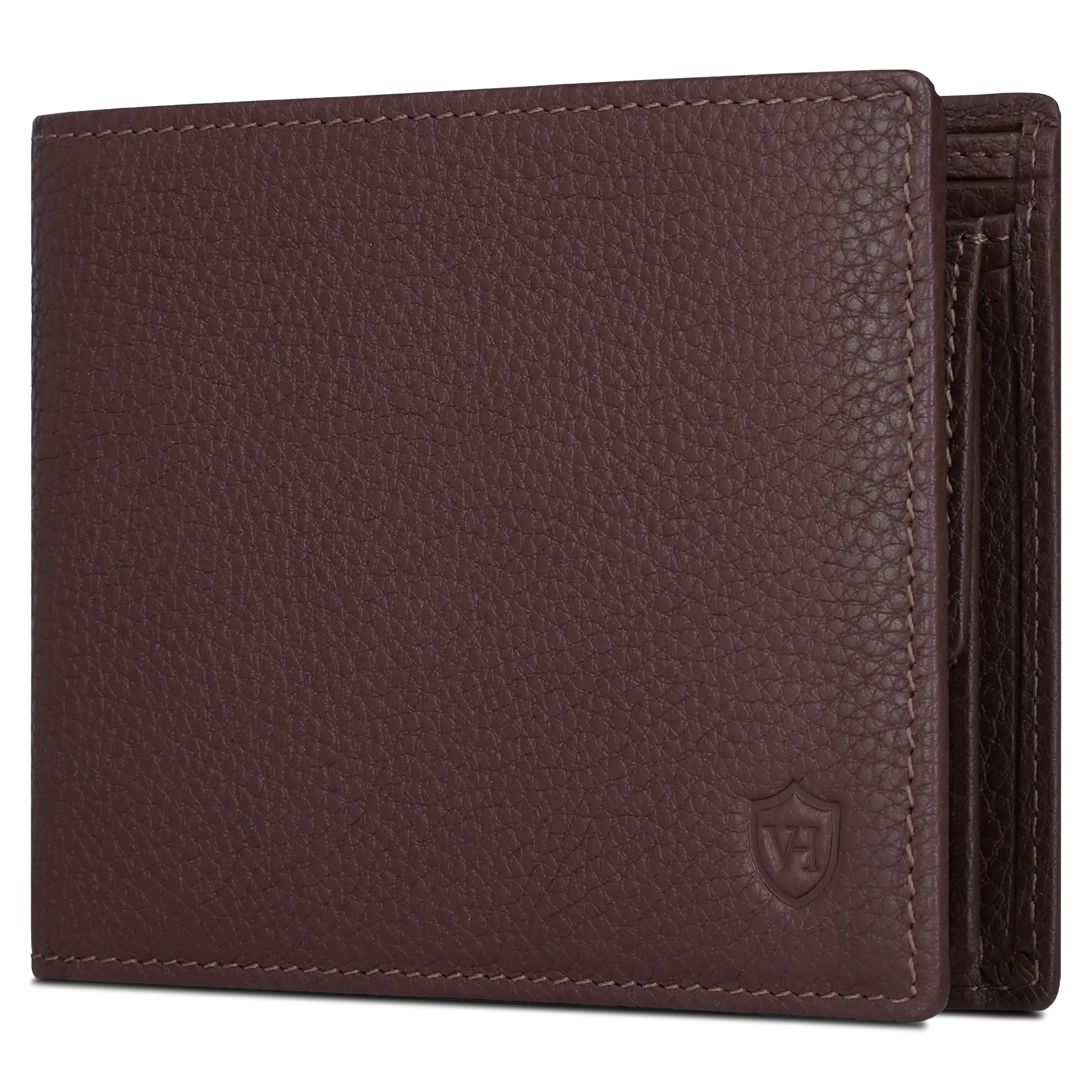 Geldbörse mit RFID-Schutz & 8 Kartenfächer (Genarbt)