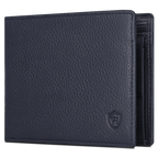 Geldbörse mit RFID-Schutz & 8 Kartenfächer (Genarbt)