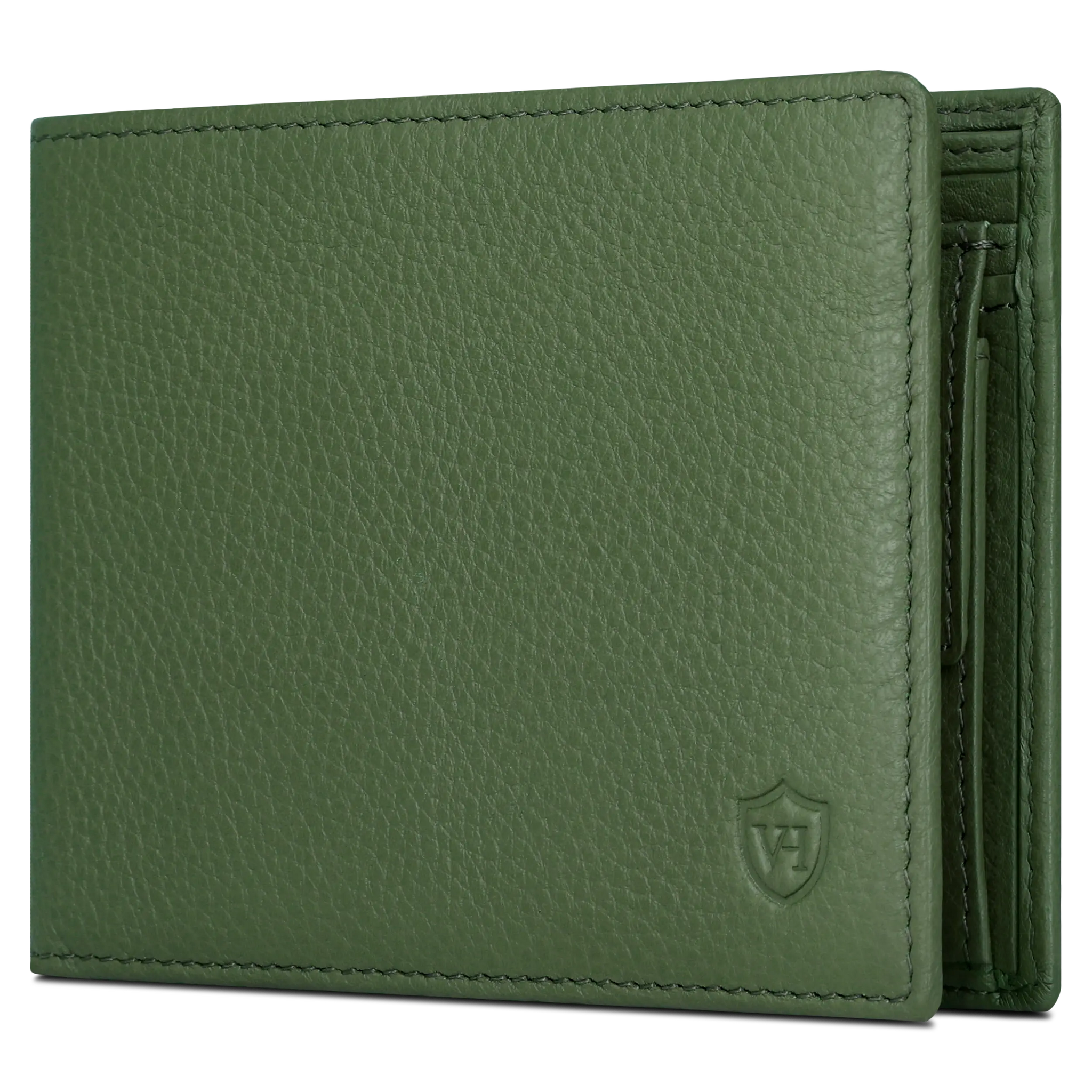 Geldbörse mit RFID-Schutz & 8 Kartenfächer (Genarbt)