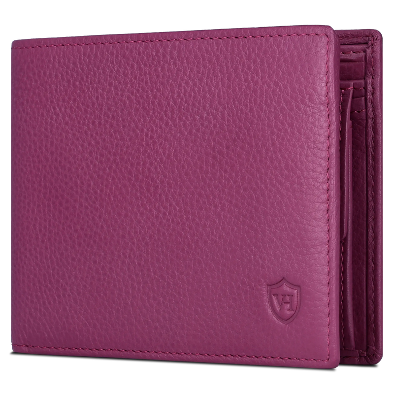 Geldbörse mit RFID-Schutz & 8 Kartenfächer (Genarbt)