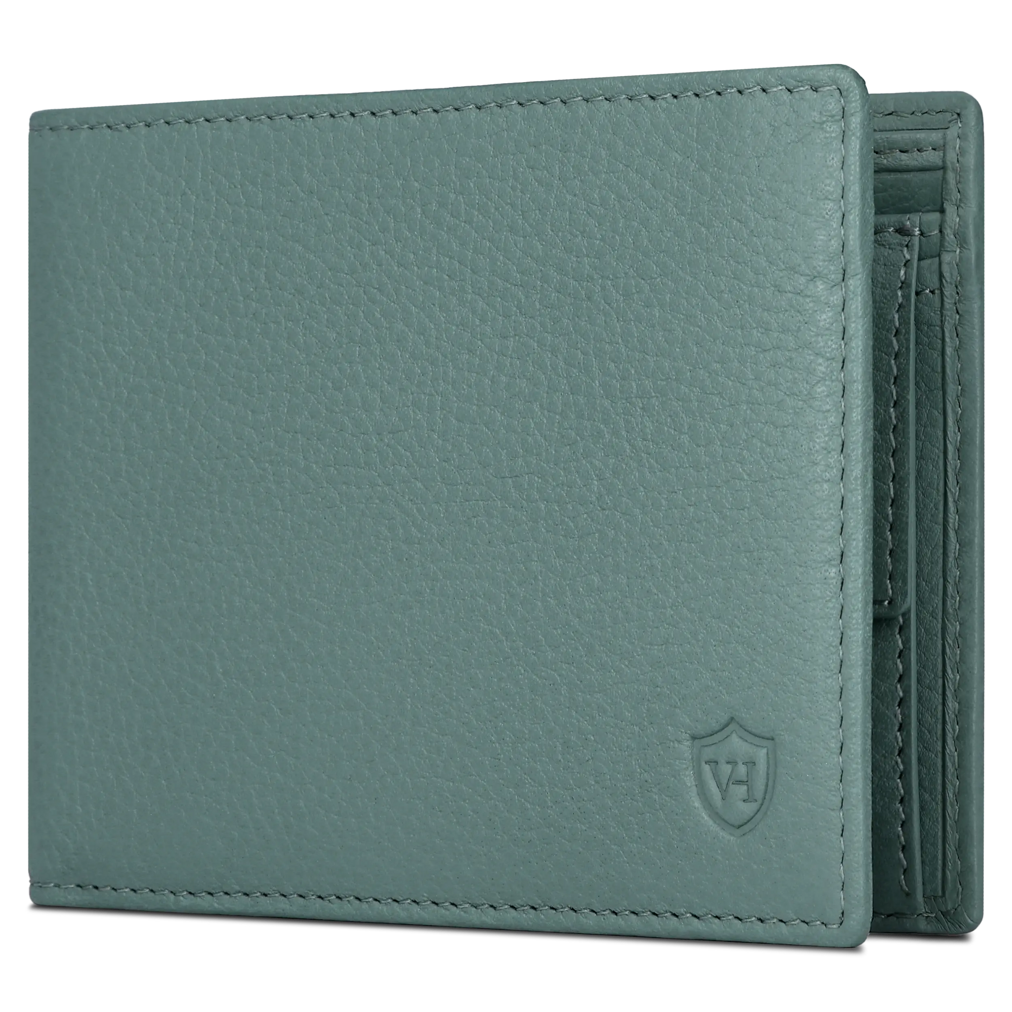 Geldbörse mit RFID-Schutz & 8 Kartenfächer (Genarbt)