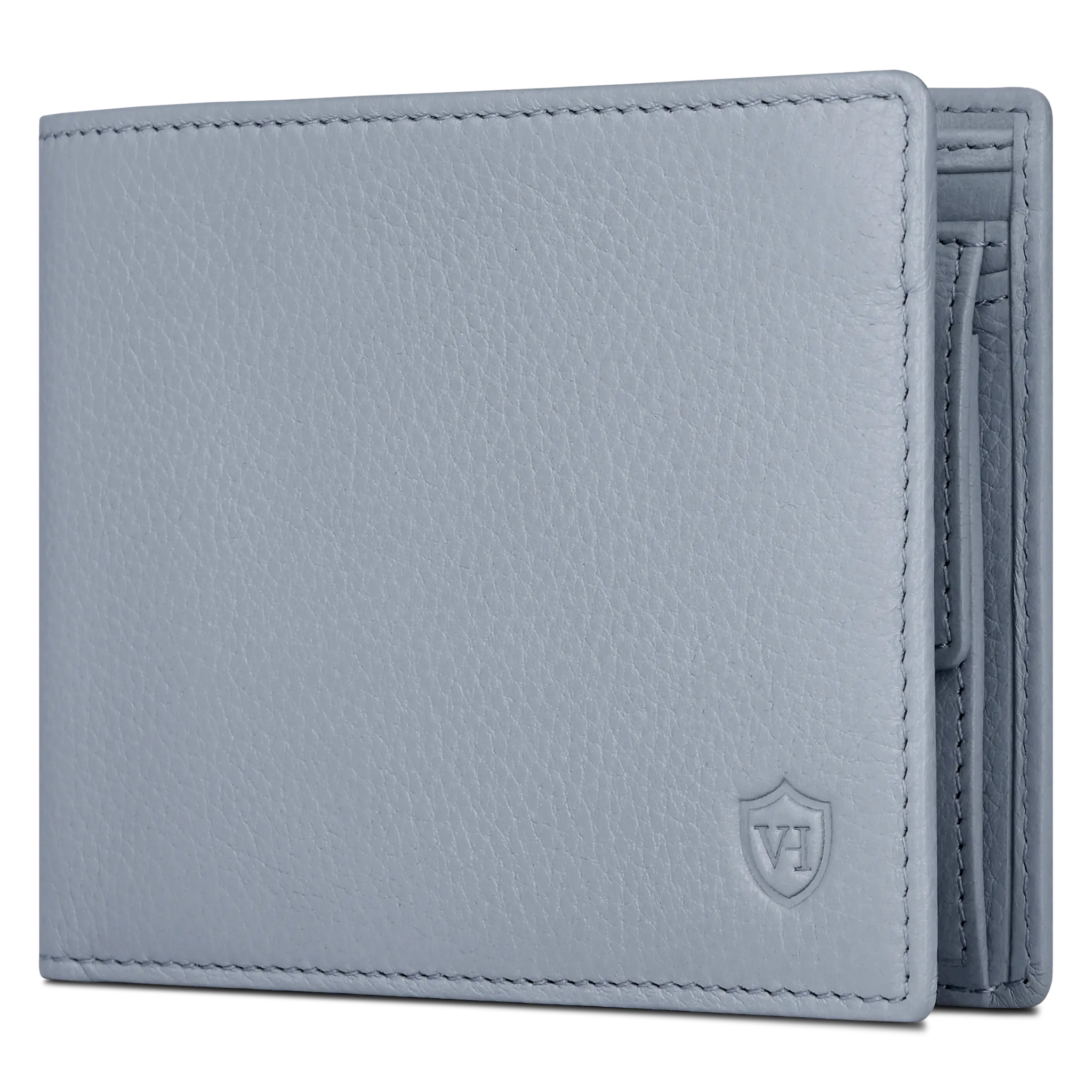 Geldbörse mit RFID-Schutz & 8 Kartenfächer (Genarbt)