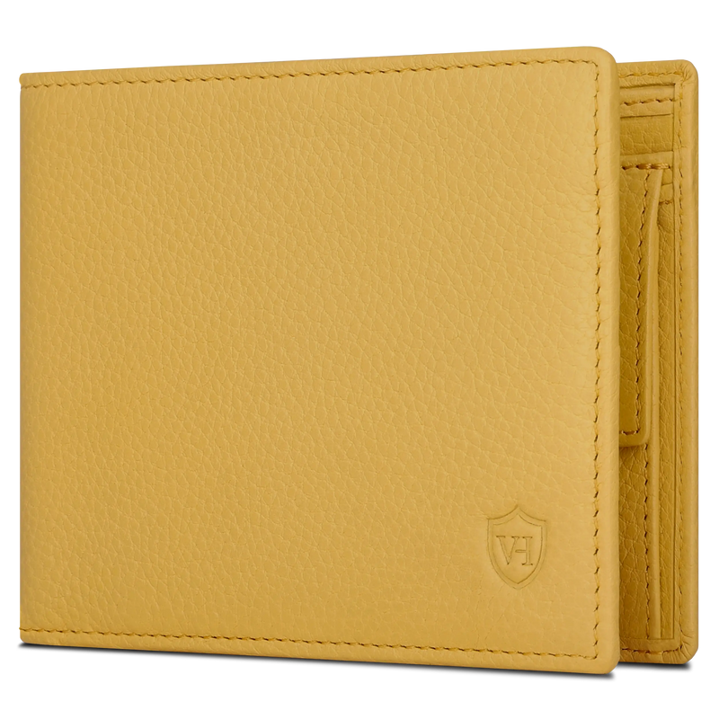 Geldbörse mit RFID-Schutz & 8 Kartenfächer (Genarbt)