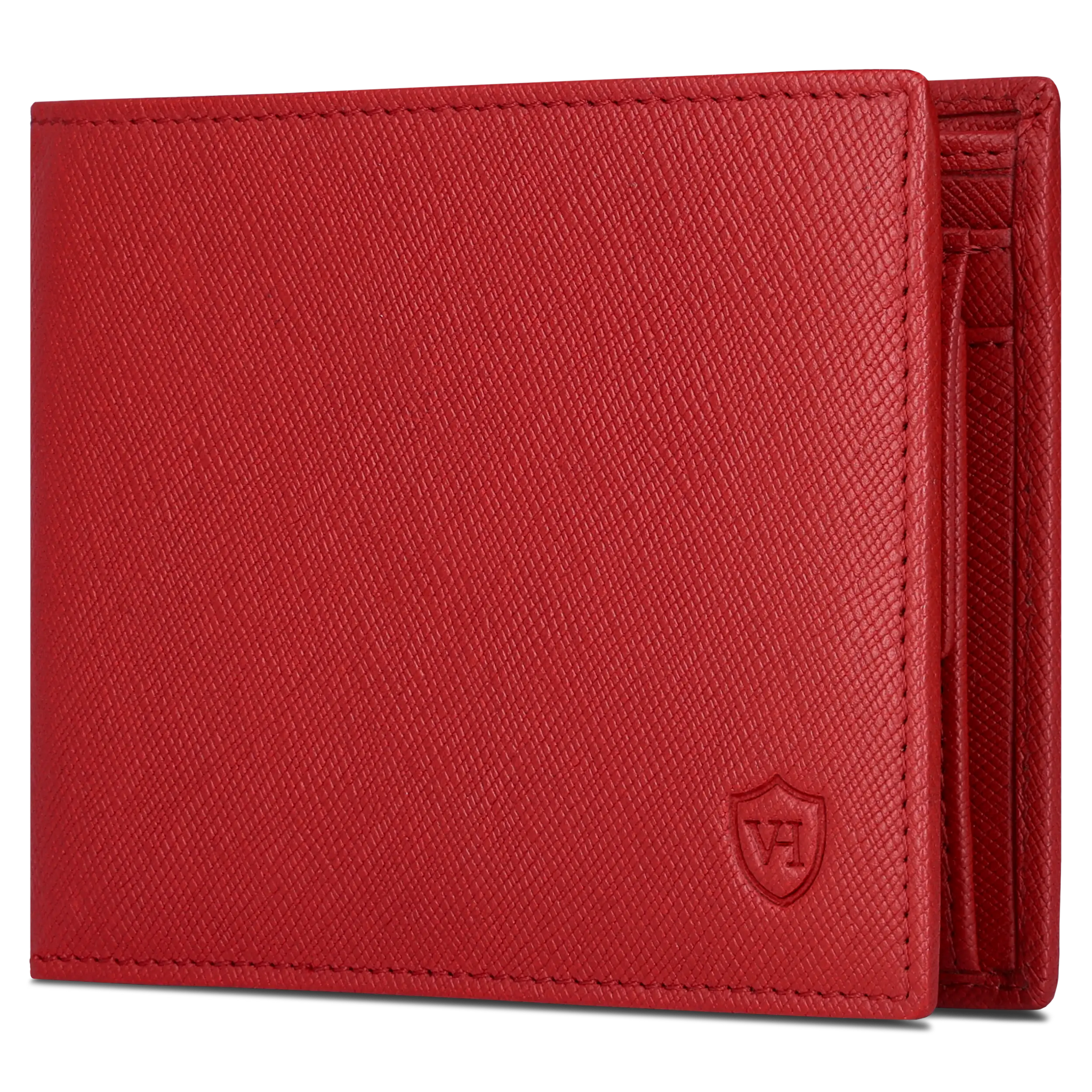 Geldbörse mit RFID-Schutz & 8 Kartenfächer (Saffiano)