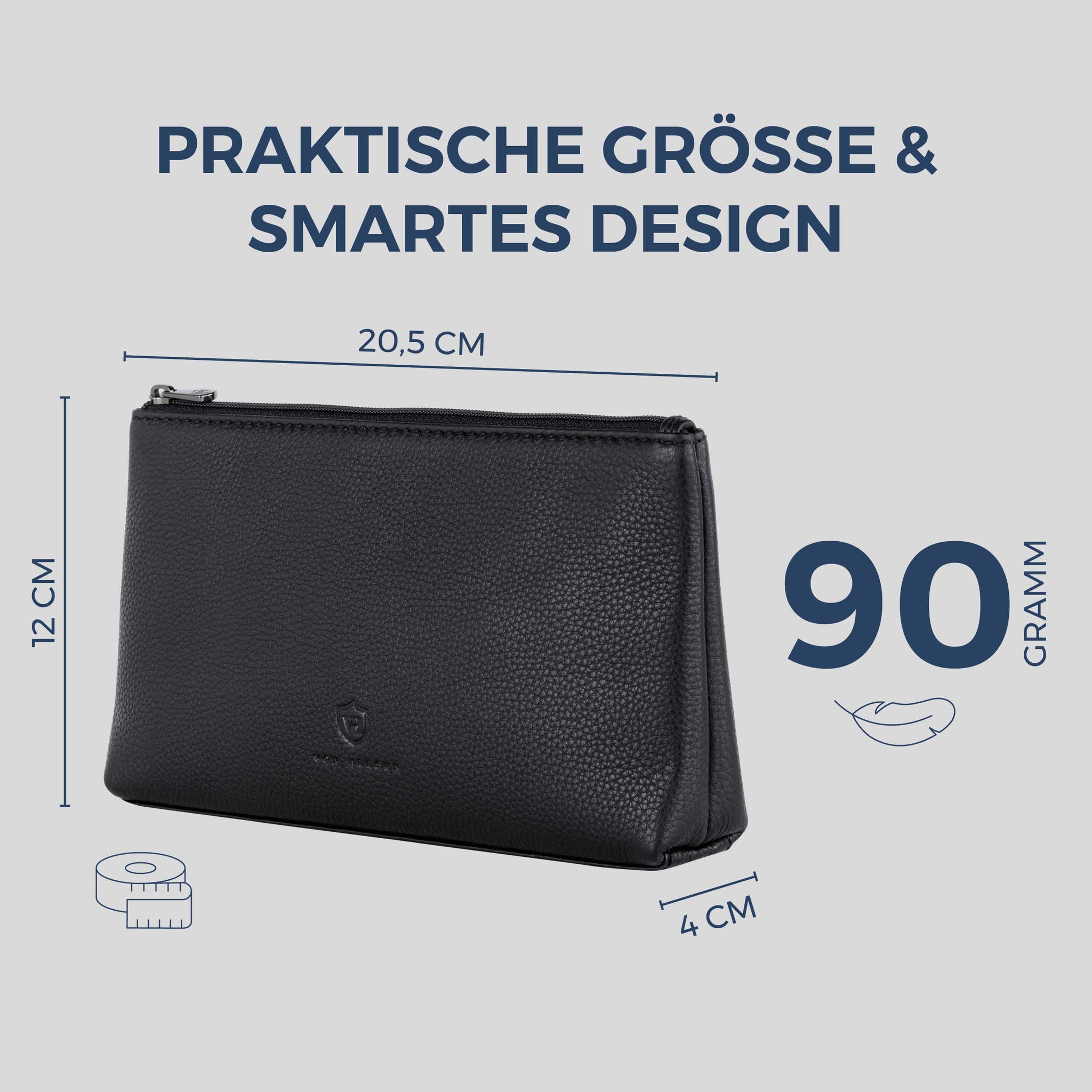 Schminktasche Kosmetiktasche (Genarbt)