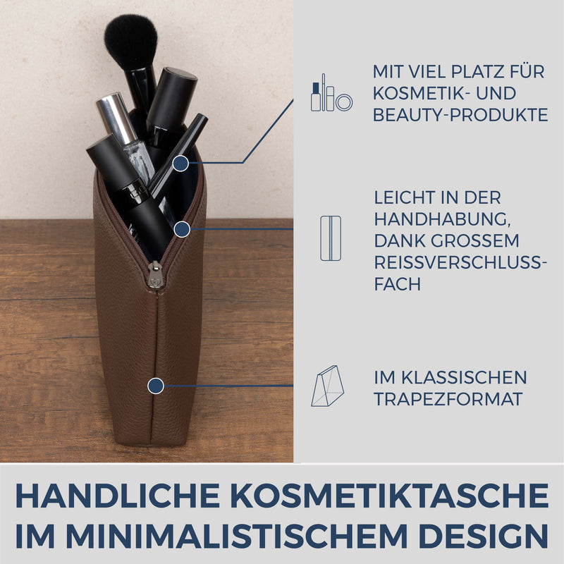 Schminktasche Kosmetiktasche (Genarbt)