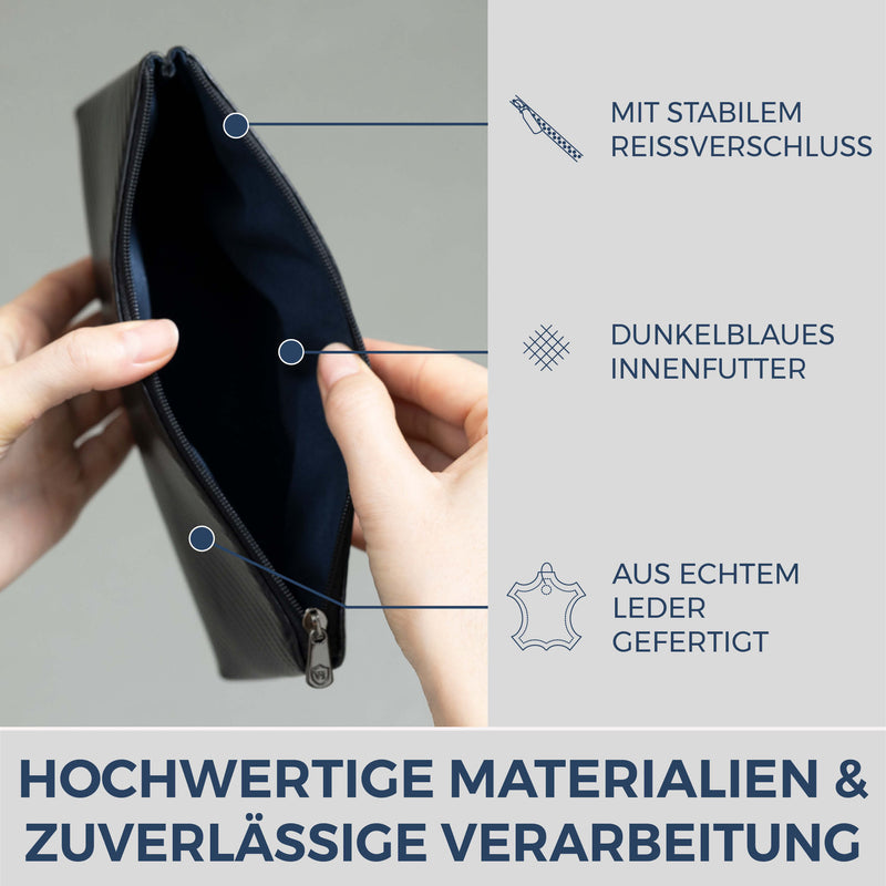 Schminktasche Kosmetiktasche (Carbon)