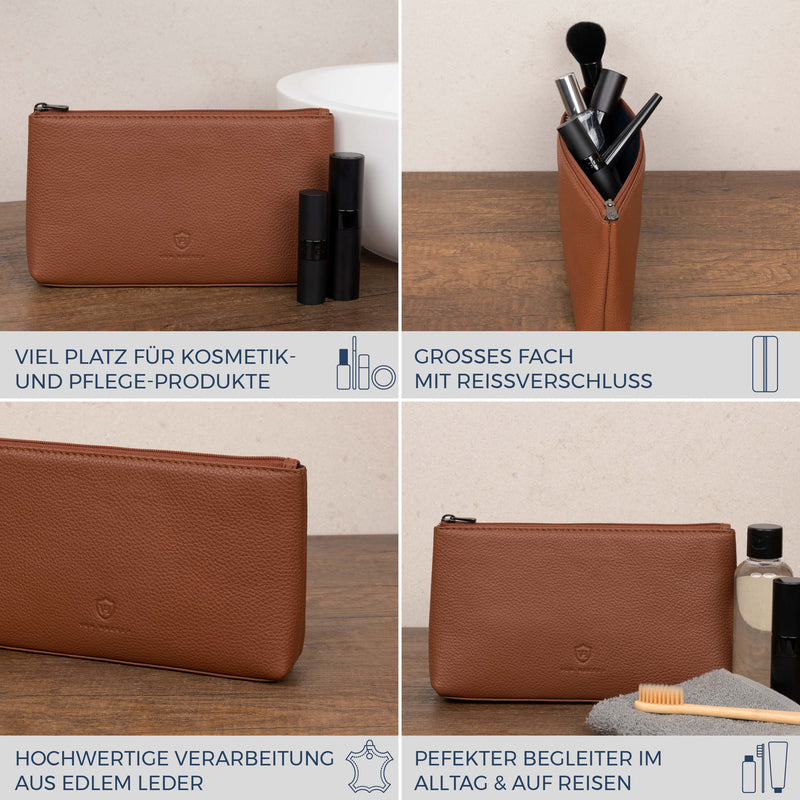 Schminktasche Kosmetiktasche (Genarbt)