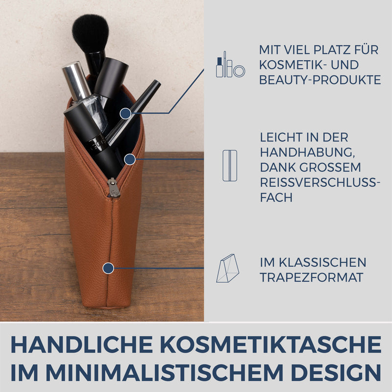 Schminktasche Kosmetiktasche (Genarbt)