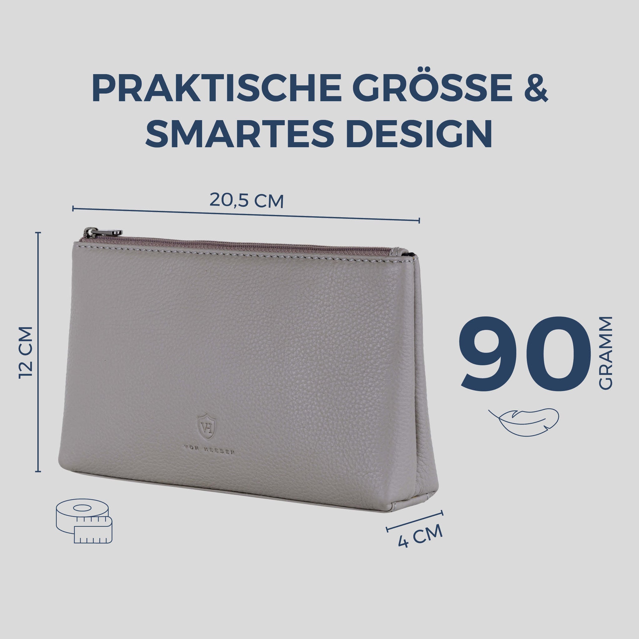 Schminktasche Kosmetiktasche (Genarbt)