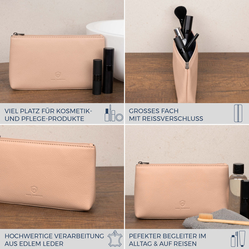 Schminktasche Kosmetiktasche (Genarbt)