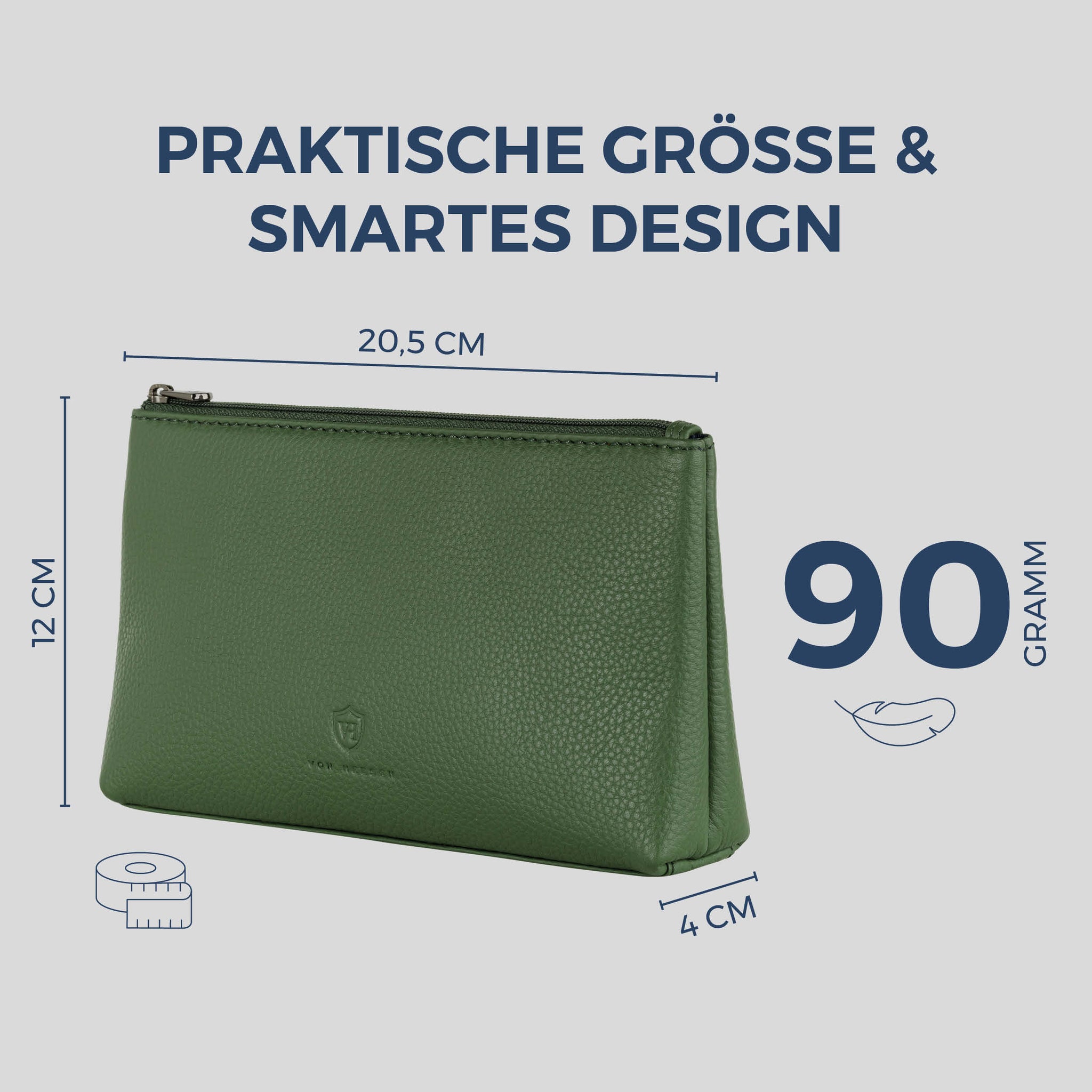 Schminktasche Kosmetiktasche (Genarbt)