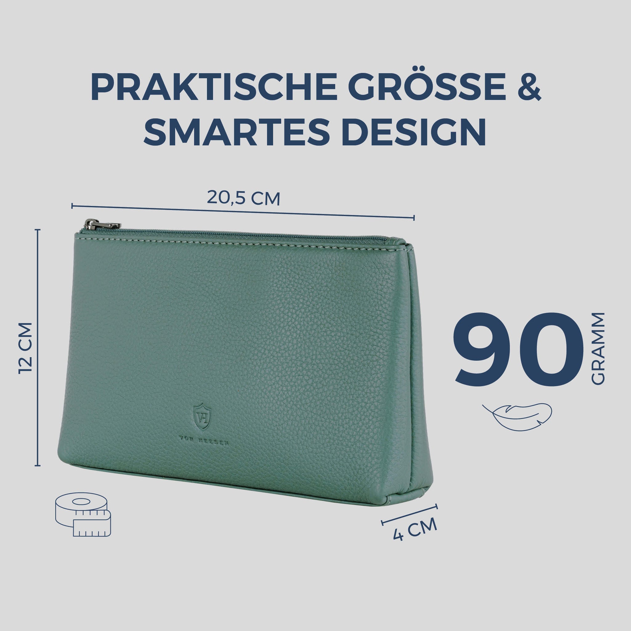 Schminktasche Kosmetiktasche (Genarbt)