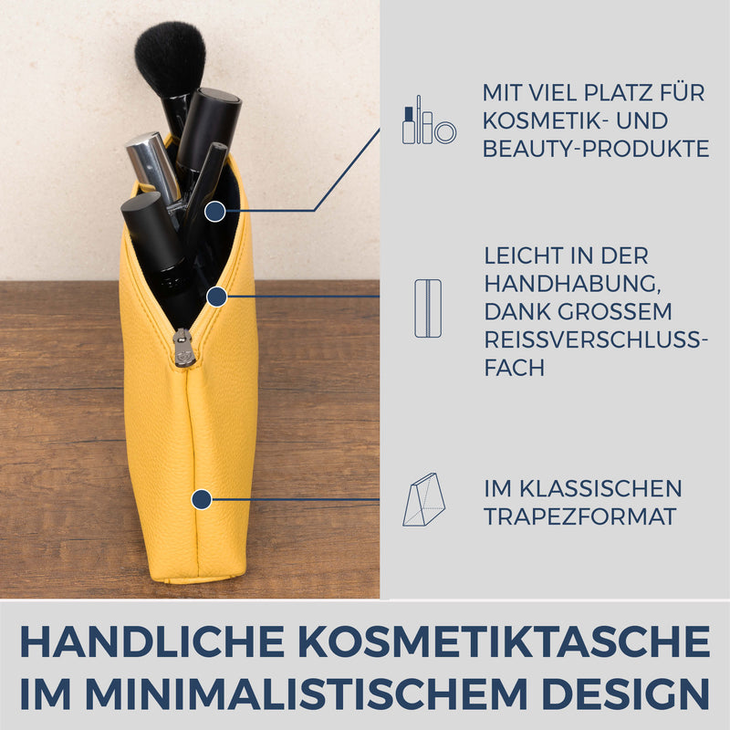 Schminktasche Kosmetiktasche (Genarbt)