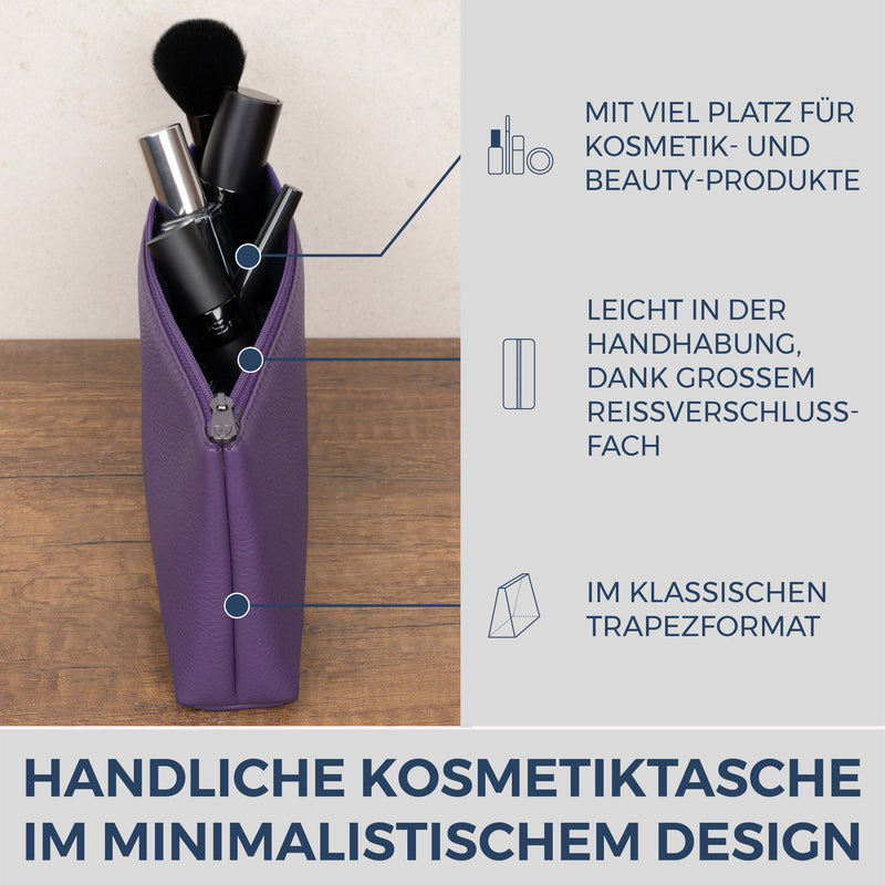 Schminktasche Kosmetiktasche (Genarbt)