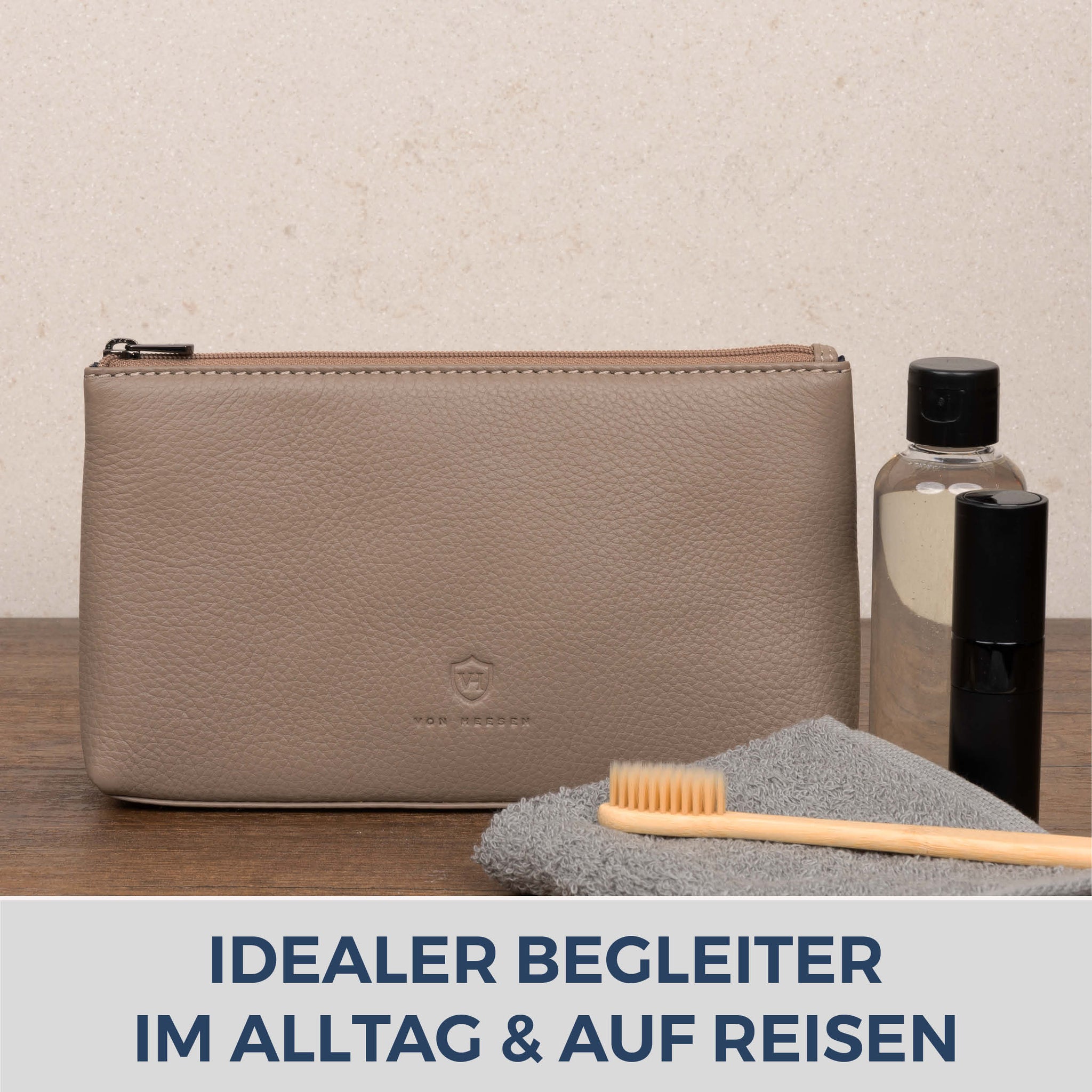 Schminktasche Kosmetiktasche (Genarbt)