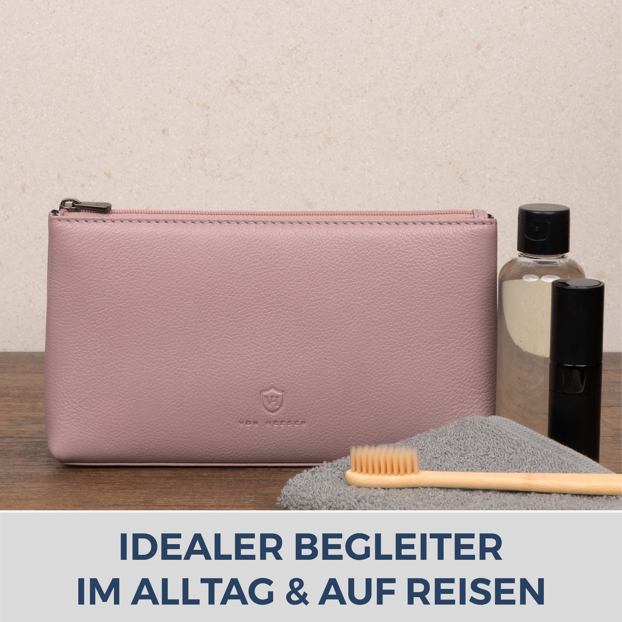 Schminktasche Kosmetiktasche (Genarbt)