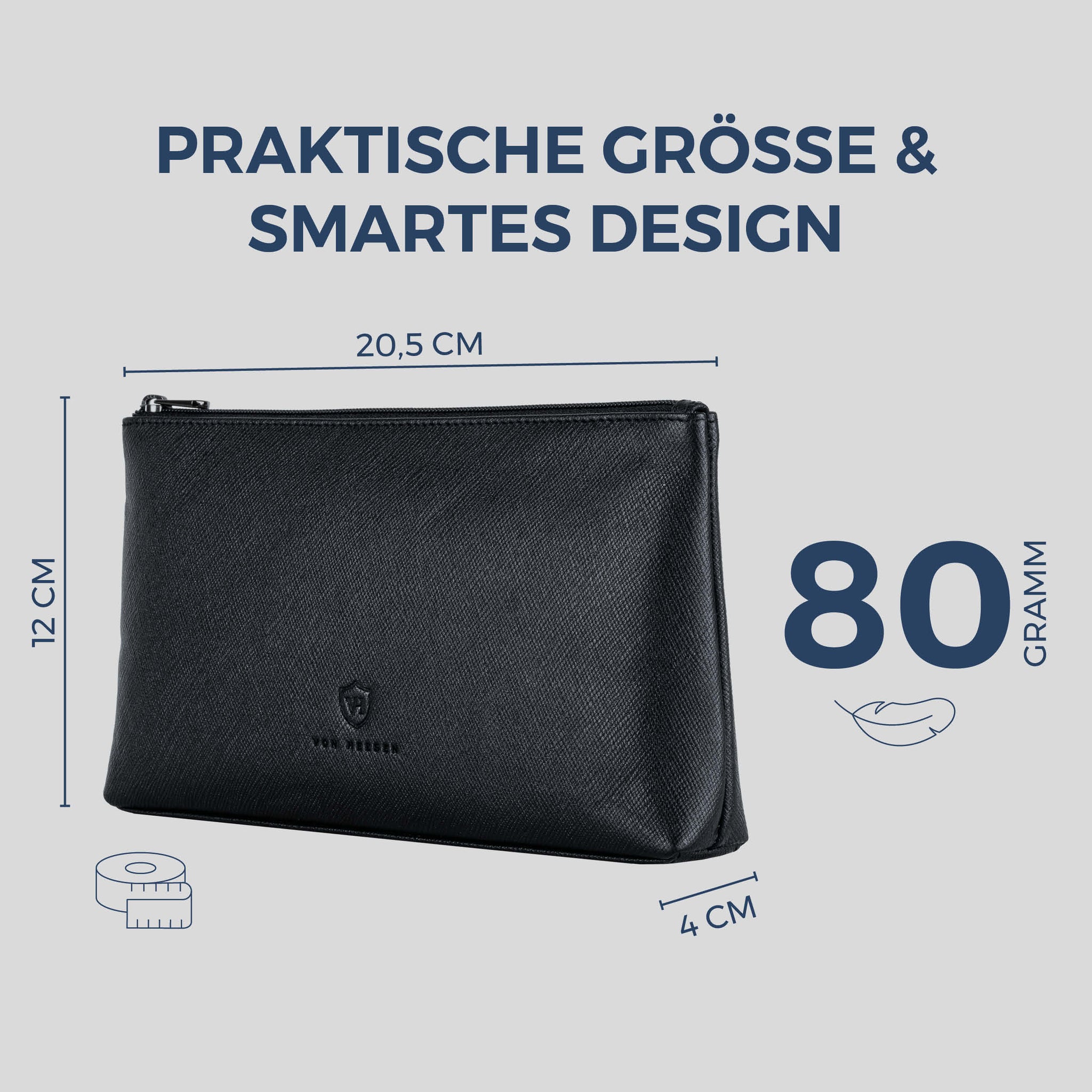 Schminktasche Kosmetiktasche (Saffiano)