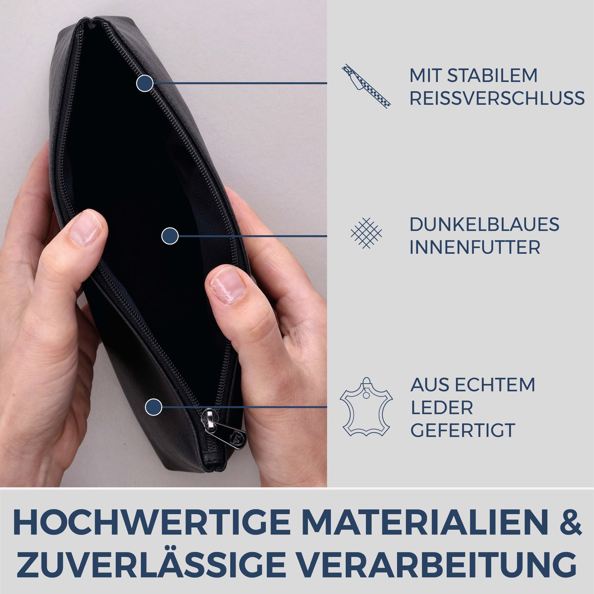 Schminktasche Kosmetiktasche (Saffiano)