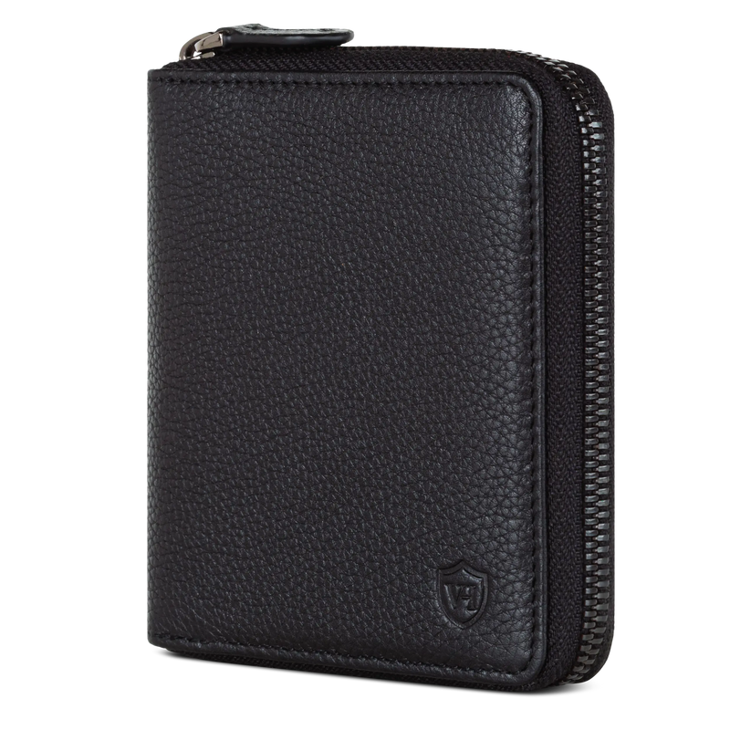 Geldbörse mit RFID-Schutz & 12 Kartenfächer (Genarbt)