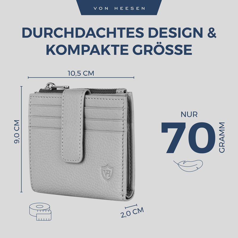 Kartenetui mit RFID-Schutz & 9 Kartenfächer (Genarbt)