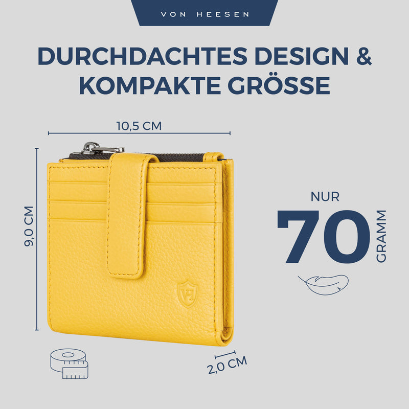 Kartenetui mit RFID-Schutz & 9 Kartenfächer (Genarbt)