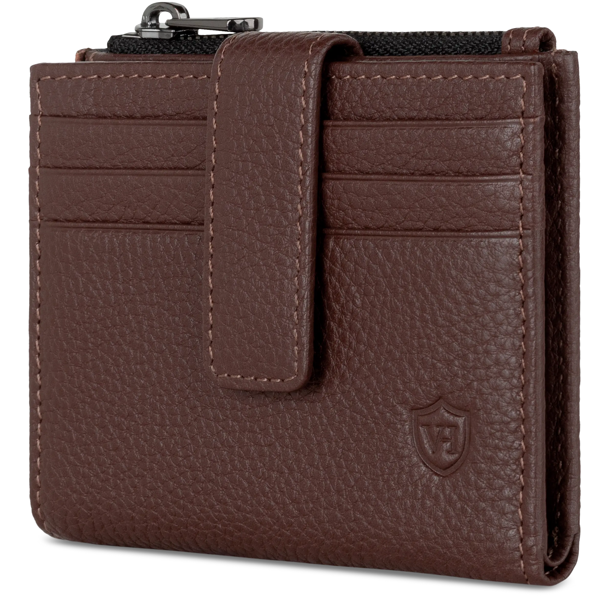 Kartenetui mit RFID-Schutz & 9 Kartenfächer (Genarbt)