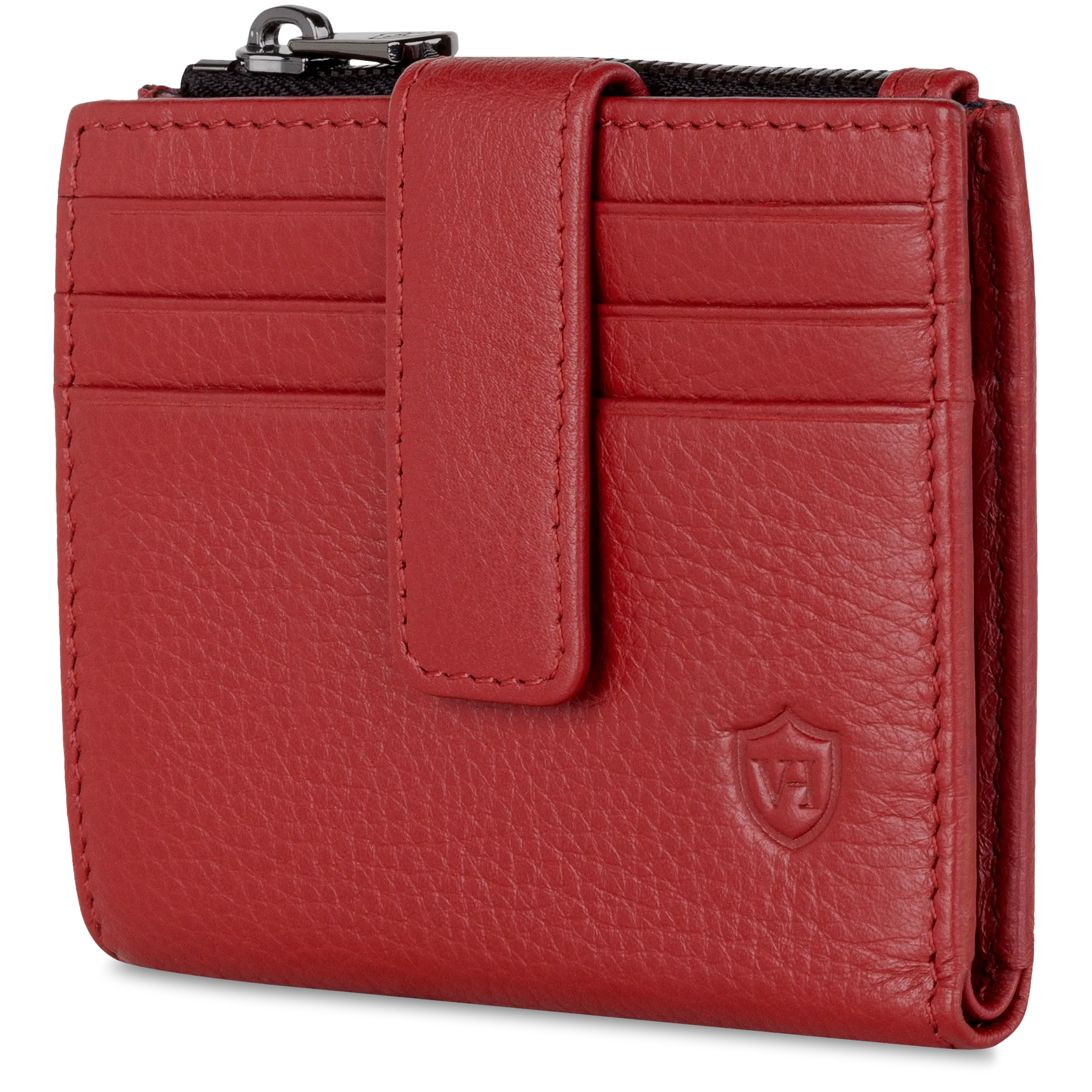 Kartenetui mit RFID-Schutz & 9 Kartenfächer (Genarbt)