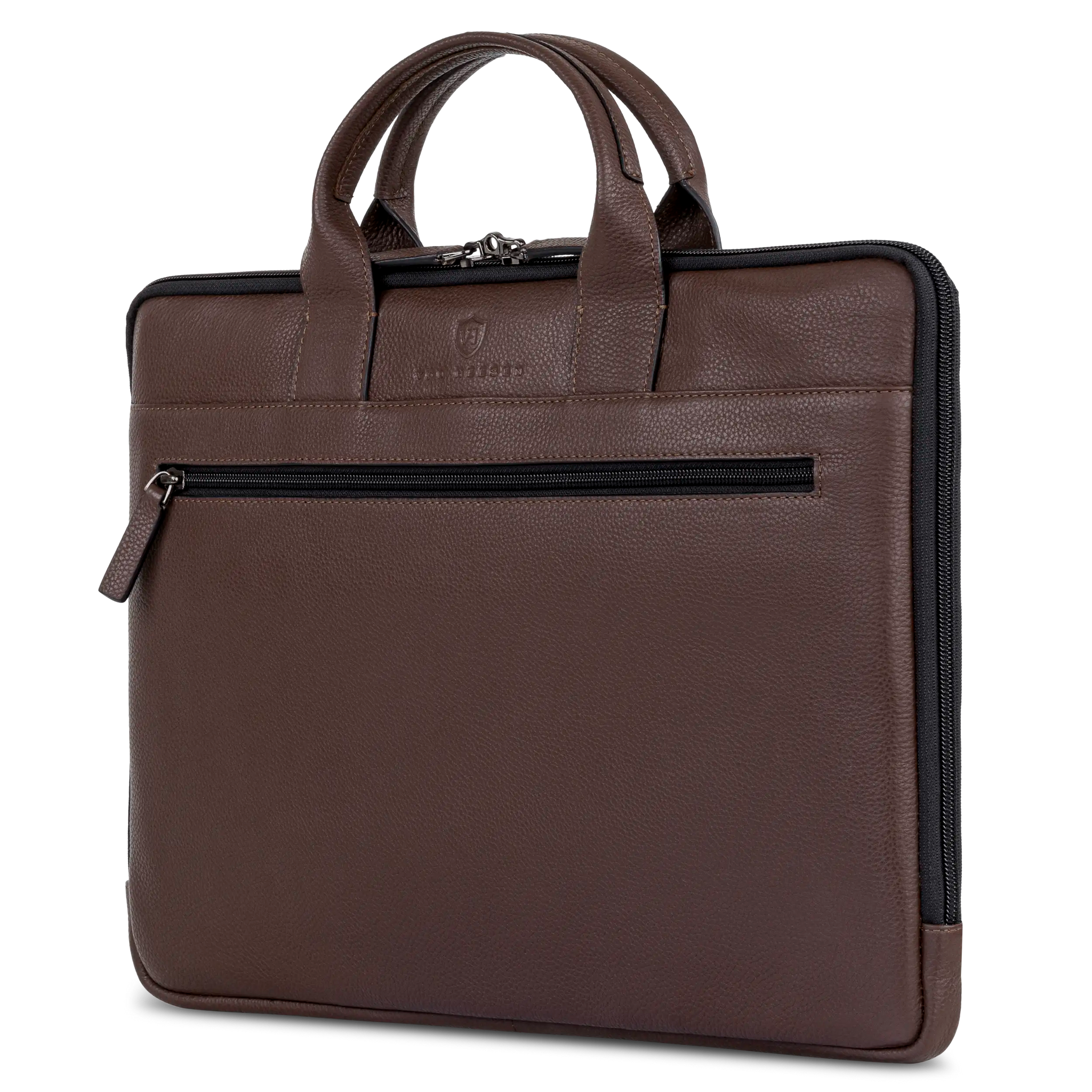 Laptoptasche mit Trolley-Schlaufe (Genarbt)