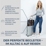 Laptoptasche mit Trolley-Schlaufe (Genarbt)