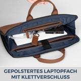 Laptoptasche mit Trolley-Schlaufe (Genarbt)
