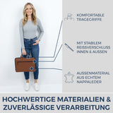 Laptoptasche mit Trolley-Schlaufe (Genarbt)