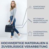 Laptoptasche mit Trolley-Schlaufe (Genarbt)
