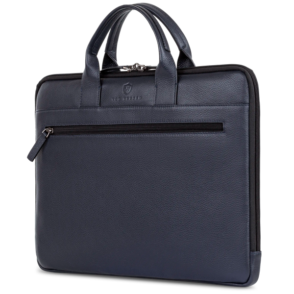 Laptoptasche mit Trolley-Schlaufe (Genarbt)
